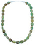 Sterling Silver Southwest Kingman Turquoise Bead Necklace SX106674