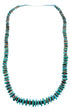 Native American Turquoise And Oyster Shell Genuine Sterling Silver Bead Necklace RX106781