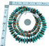 Native American Turquoise And Oyster Shell Genuine Sterling Silver Bead Necklace RX106781
