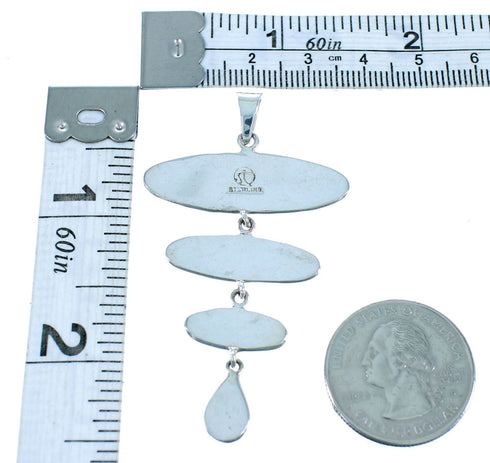 Turquoise Silver Southwestern Pendant PX23945