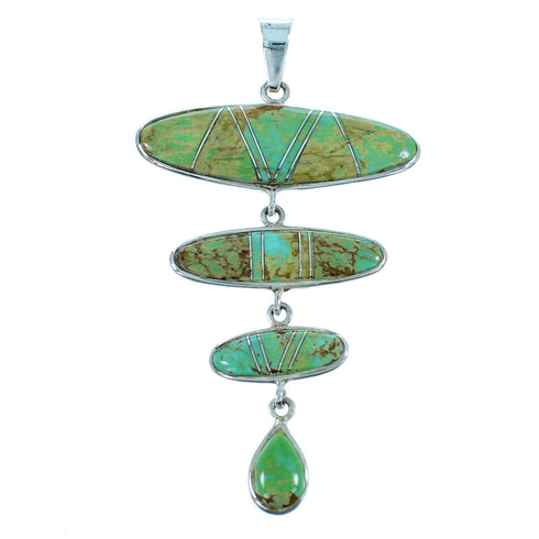 Sterling Silver and Southwest Turquoise Pendant PX23947