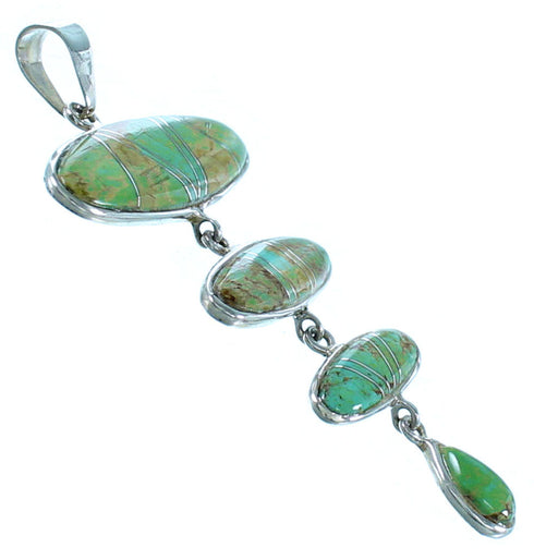 Sterling Silver and Southwest Turquoise Pendant PX23947