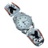 Multicolor Sterling Silver Eagle Watch VX63987