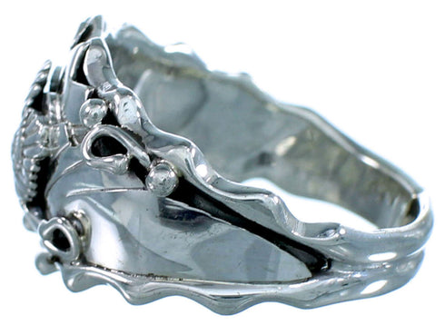 Sterling Silver Eagle Navajo Indian Ring Size 12-3/4 RX115604