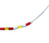 Hand Strung Liquid Sterling Silver Multicolor Bead 16" Necklace LS37SUN