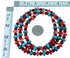 Navajo Genuine Sterling Silver Multicolor Bead Necklace SX108092