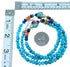 Authentic Sterling Silver Navajo Multicolor Bead Necklace SX108095