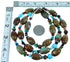 Multicolor Genuine Sterling Silver Navajo Bead Necklace SX108097