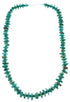 American Indian Kingman Turquoise And Sterling Silver Bead Necklace SX108129