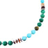 Multicolor Native American Sterling Silver Bead Necklace SX108132