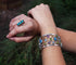 Multicolor Gem Stone Southwest Bracelet Jewelry GS57397