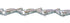 Pink Shell Inlay Sterling Silver Ribbon Link Bracelet EX28043