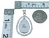 Southwestern Multicolor Inlay Silver Jewelry Pendant PX30131