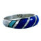 Genuine Sterling Silver Lapis And Turquoise Southwest Ring RX108635