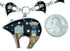 Silver Multicolor Mesa Design Bear Link Necklace Set PX37994