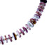 Native American Multicolor Sterling Silver Bead Necklace And Earrings Set SX108674