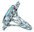 Turquoise And Sterling Silver Navajo Ring Size Size 6-3/4 RX109408