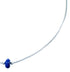 Liquid Sterling Silver And Lapis Layering Bead Necklace SX110093