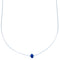 Lapis Genuine Liquid Sterling Silver Layering Bead Necklace SX110094