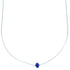 Lapis Genuine Liquid Sterling Silver Layering Bead Necklace SX110094
