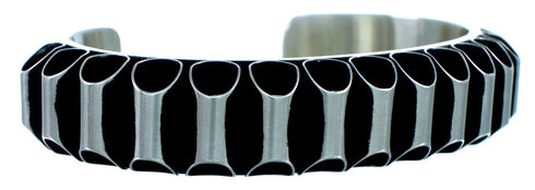 Navajo Genuine Sterling Silver Cuff Bracelet SX110408