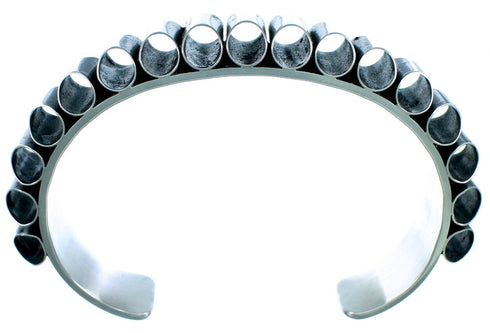Navajo Genuine Sterling Silver Cuff Bracelet SX110408