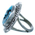 Turquoise Sterling Silver Navajo Indian Ring Size 6 RX110549