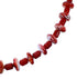 Sterling Silver Native American Coral And Oyster Shell Bead Necklace RX110995