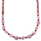 Rhodochrosite And Coral Genuine Sterling Silver American Indian Bead Necklace RX110998