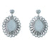 Sterling Silver Concho Post Dangle Earrings RX111018