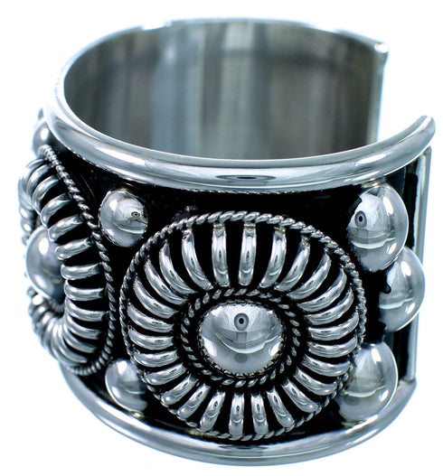 Navajo Authentic Sterling Silver Cuff Bracelet SX111215