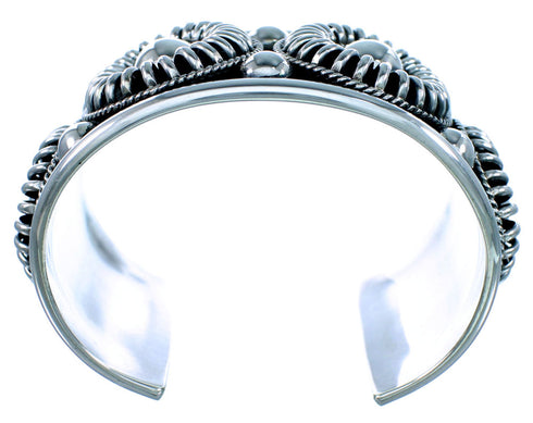 Navajo Authentic Sterling Silver Cuff Bracelet SX111215