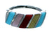 Zuni Indian Multicolor Sterling Silver Ring Size 5-1/2 LX112903