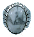 Howlite Ray Jack Sterling Silver Ring Size 8-1/4 LX112802