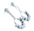 Opal Sterling Silver Zuni Post Dangle Earrings RX112421