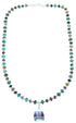 Sterling Silver And Multicolor Bead Necklace SX112407