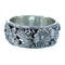 Native American Flower And Leaf Sterling Silver Ring Size 8 JX127576