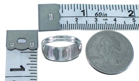 Opal Authentic Sterling Silver Zuni Ring Size 5 JX124808