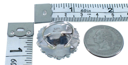 Sterling Silver Navajo Indian Turquoise Ring Size 6 RX112573