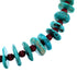 Turquoise And Coral Sterling Silver Navajo Bead Necklace RX112631