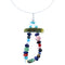 Multicolor Treasure Bead Sterling Silver Necklace RX112714