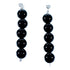 Onyx Sterling Silver Southwest Bead Post Dangle Earrings RX113245