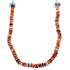 Authentic Sterling Silver Multicolor Southwest Style Bead Necklace RX113424