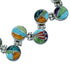 Sterling Silver Whiterock Sunset Multicolor Link Necklace LX113196