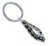 Multicolor Southwestern Sterling Silver Key Chain RX113192