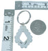 Multicolor Southwestern Sterling Silver Key Chain RX113192