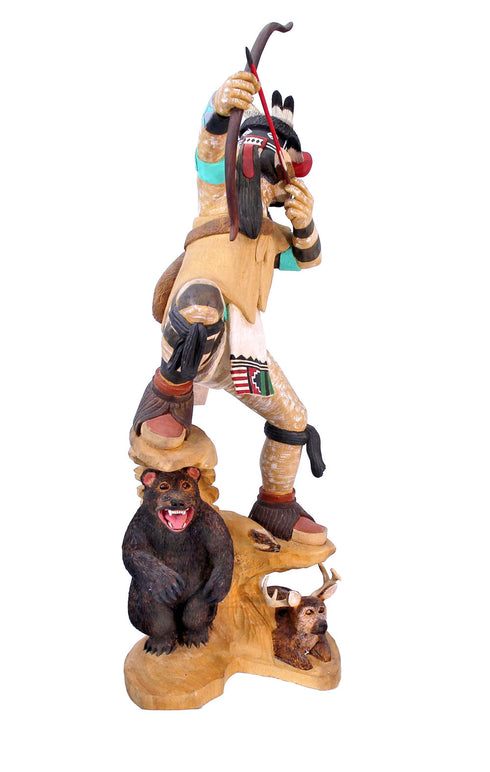 Hopi Warrior Kachina Doll By Artist Lowell Talashoma Sr. And Kerry Lyle David SX113122