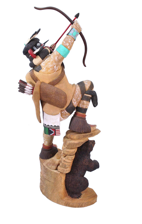 Hopi Warrior Kachina Doll By Artist Lowell Talashoma Sr. And Kerry Lyle David SX113122