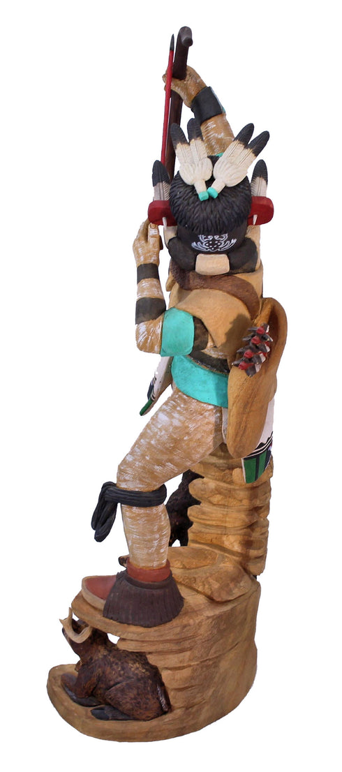 Hopi Warrior Kachina Doll By Artist Lowell Talashoma Sr. And Kerry Lyle David SX113122