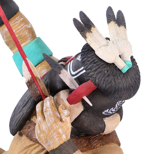 Hopi Warrior Kachina Doll By Artist Lowell Talashoma Sr. And Kerry Lyle David SX113122
